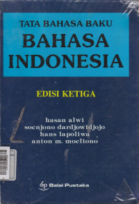 Image of Tata Bahasa Baku Bahasa Indonesia
